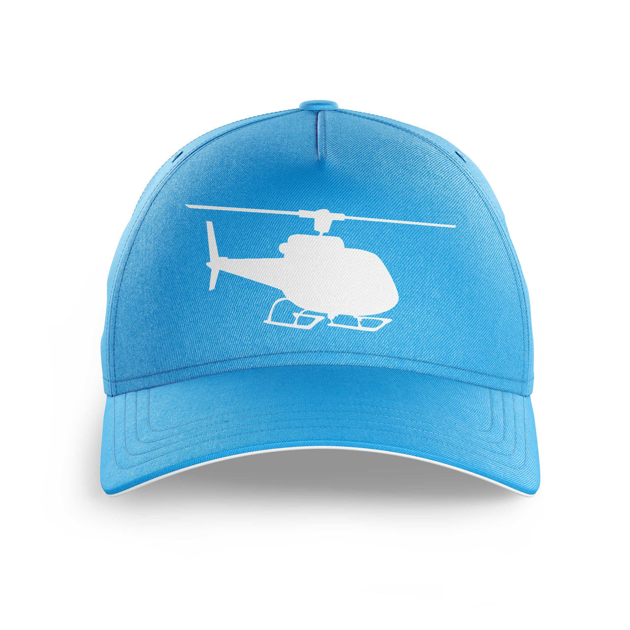 Helicopter Silhouette Printed Hats