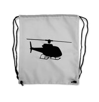 Thumbnail for Helicopter Designed Drawstring Bags