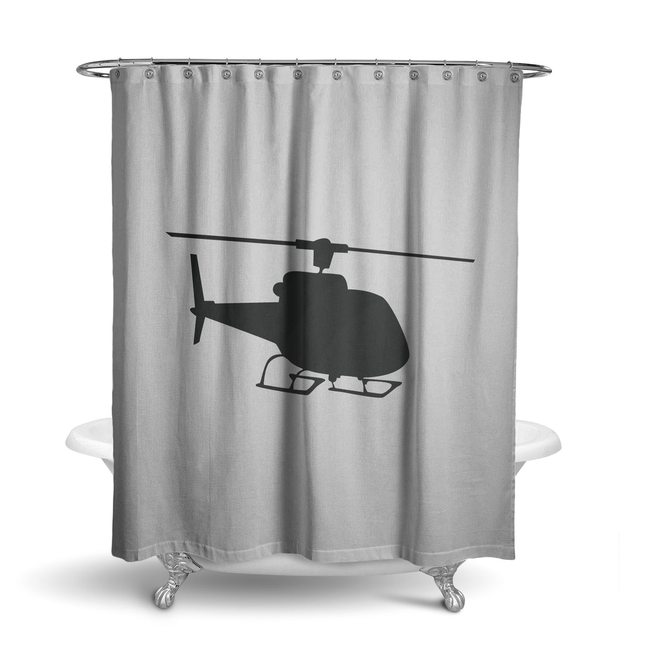 Helicopter Designed Shower Curtains