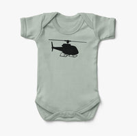Thumbnail for Helicopter Silhouette Designed Baby Bodysuits