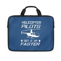Thumbnail for Helicopter Pilots Get It Up Faster Designed Laptop & Tablet Bags