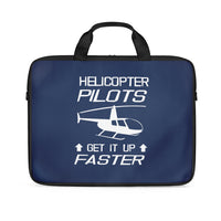 Thumbnail for Helicopter Pilots Get It Up Faster Designed Laptop & Tablet Bags