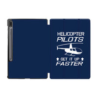 Thumbnail for Helicopter Pilots Get It Up Faster Designed Samsung Tablet Cases