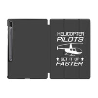 Thumbnail for Helicopter Pilots Get It Up Faster Designed Samsung Tablet Cases
