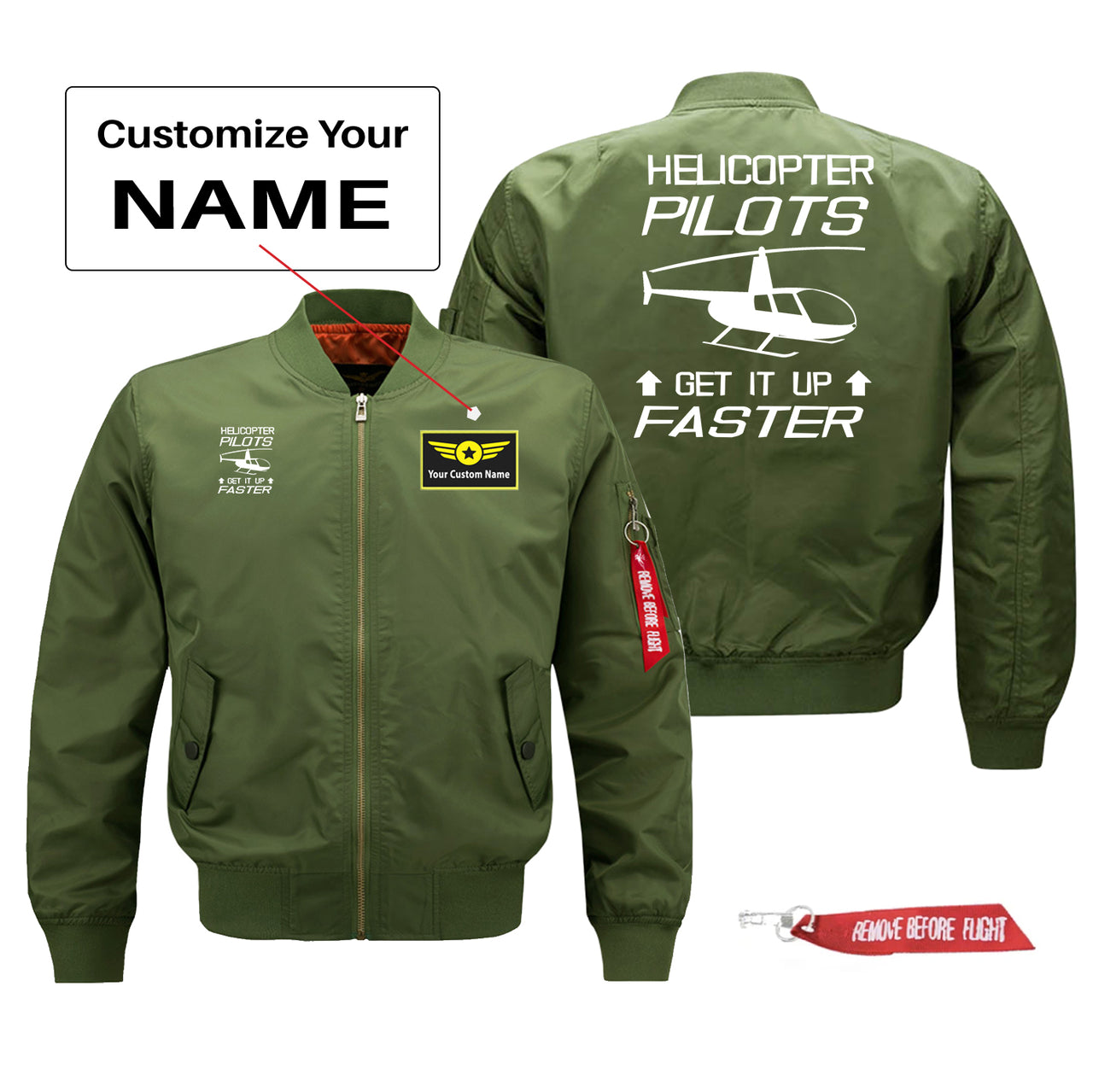 Flight Jacket Name Patch For Jacket TOP GUN FLIGHT SUIT NAME TAG