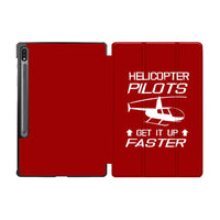 Thumbnail for Helicopter Pilots Get It Up Faster Designed Samsung Tablet Cases