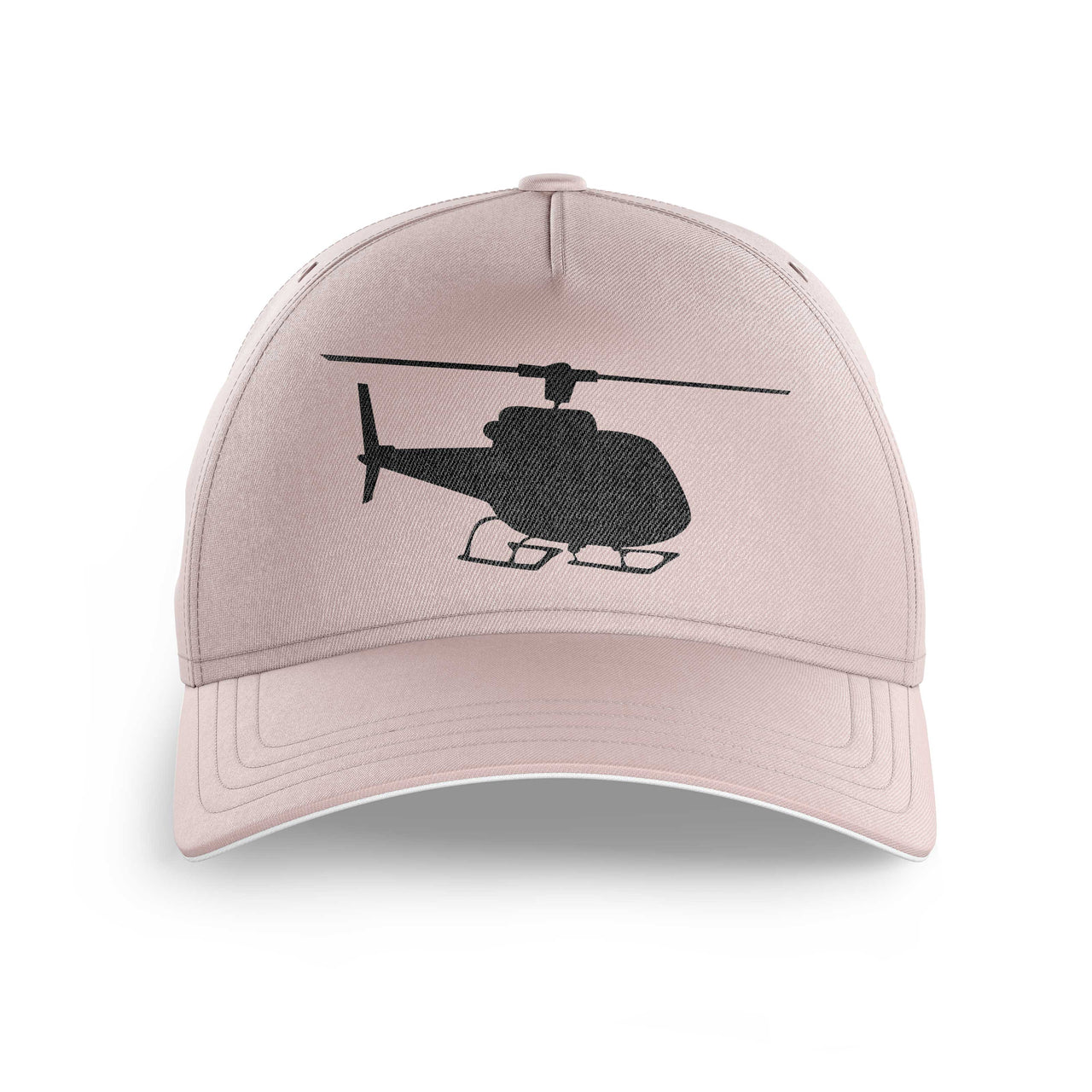 Helicopter Silhouette Printed Hats