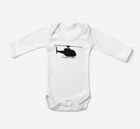 Thumbnail for Helicopter Silhouette Designed Baby Bodysuits