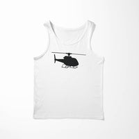 Thumbnail for Helicopter Silhouette Designed Tank Tops