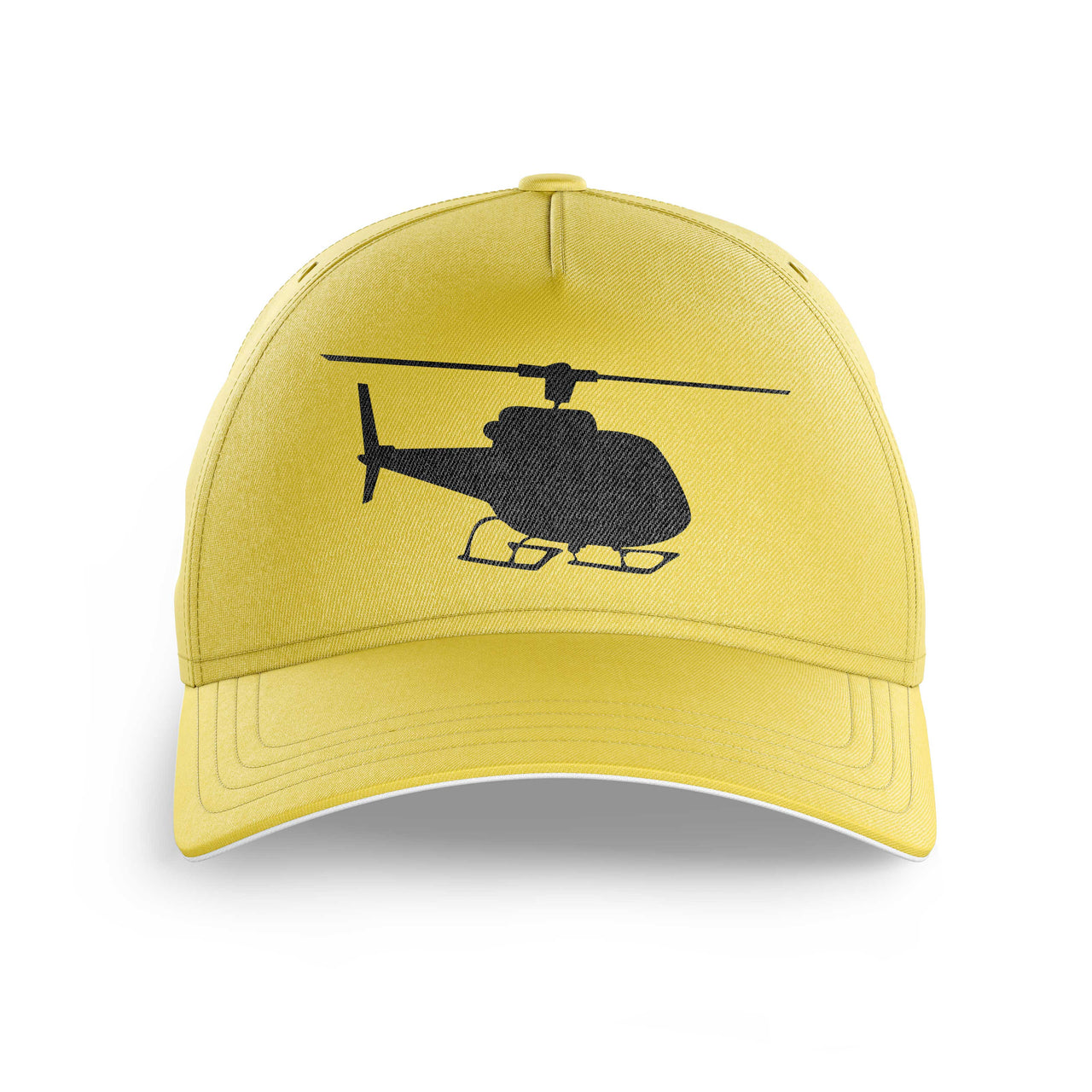 Helicopter Silhouette Printed Hats