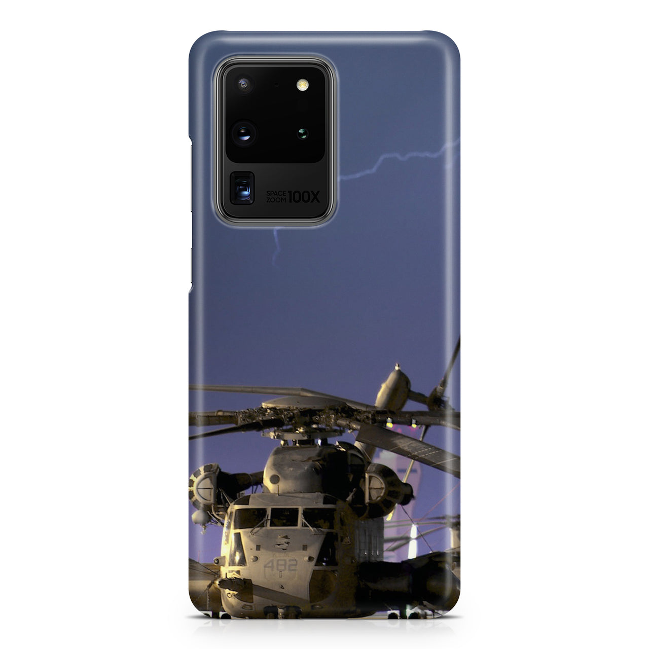 Helicopter & Lighting Strike Samsung S & Note Cases