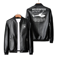Thumbnail for Helicopter [Noun] Designed PU Leather Jackets