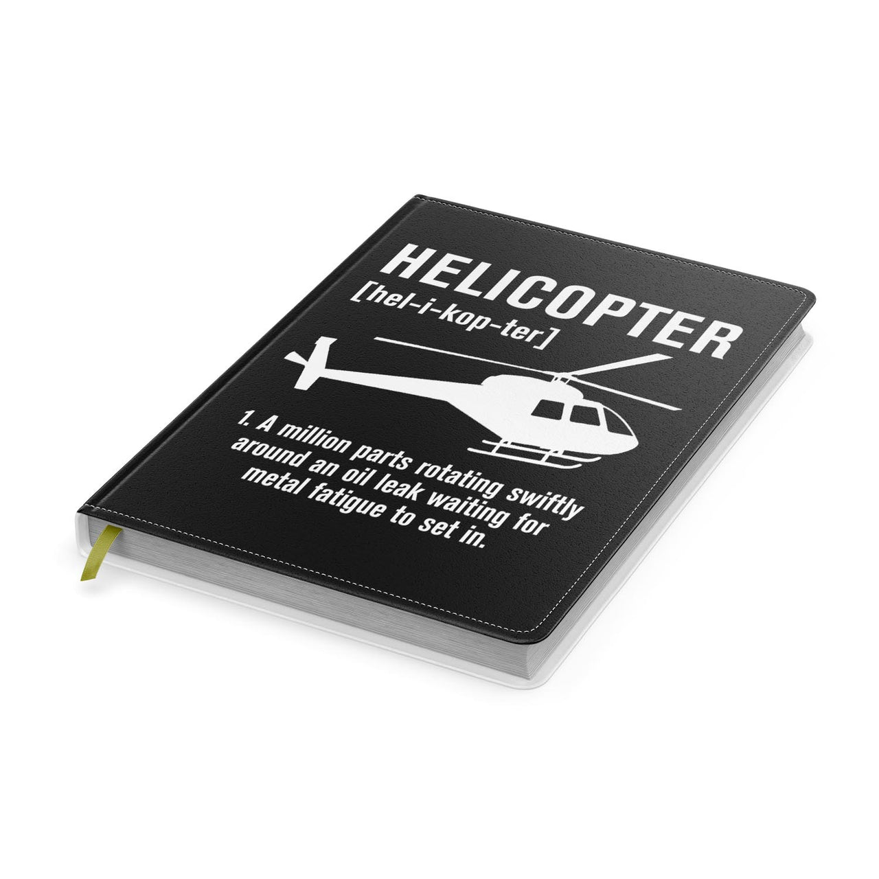 Helicopter [Noun] Designed Notebooks