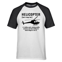 Thumbnail for Helicopter [Noun] Designed Raglan T-Shirts