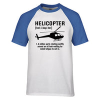 Thumbnail for Helicopter [Noun] Designed Raglan T-Shirts