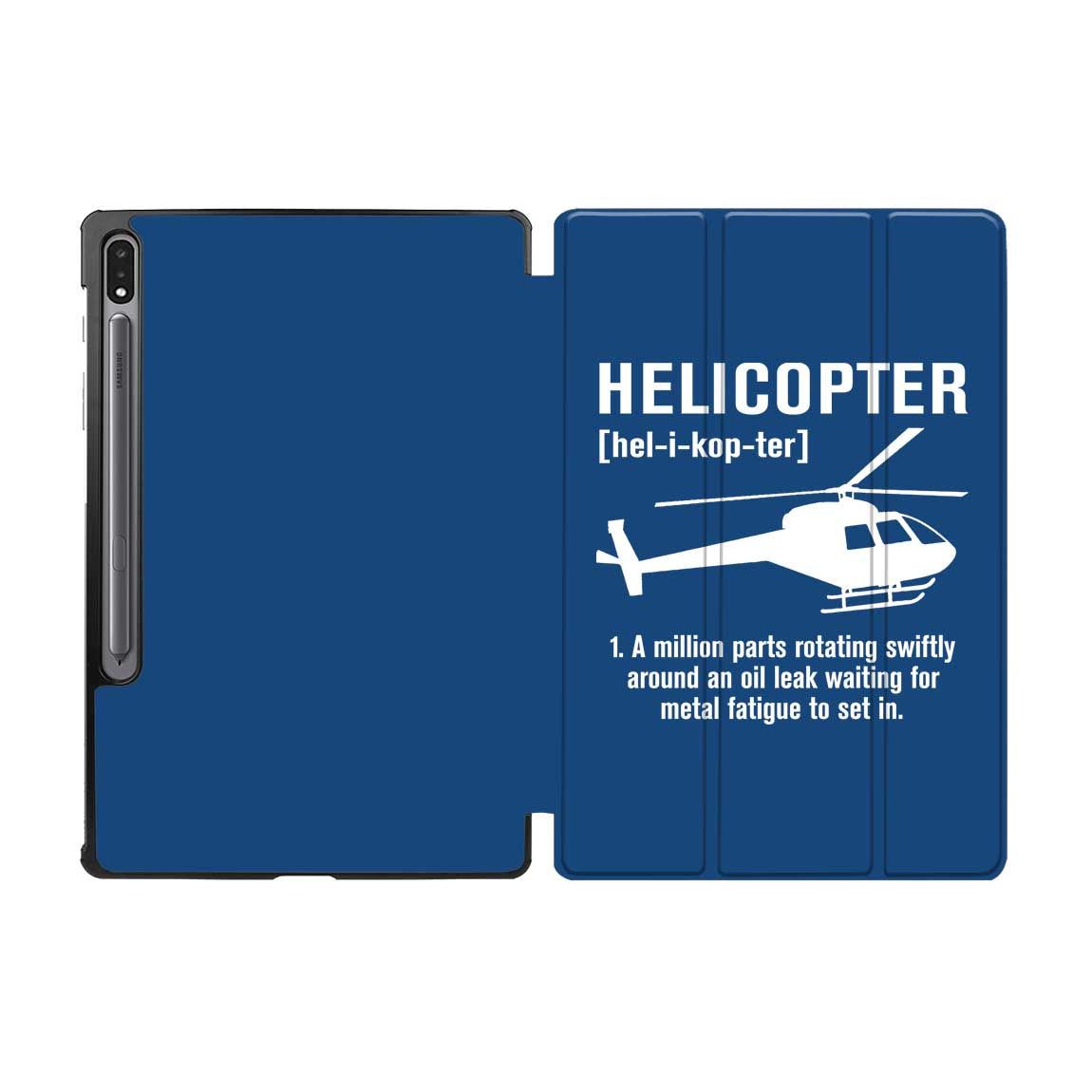Helicopter [Noun] Designed Samsung Tablet Cases