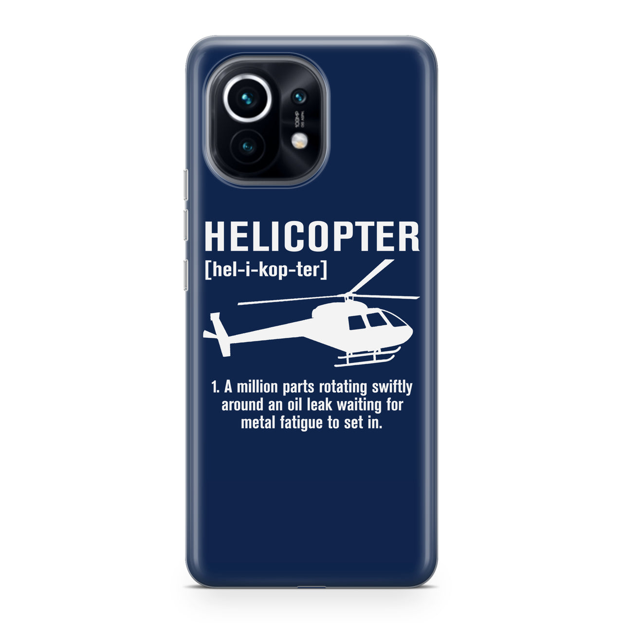 Helicopter [Noun] Designed Xiaomi Cases