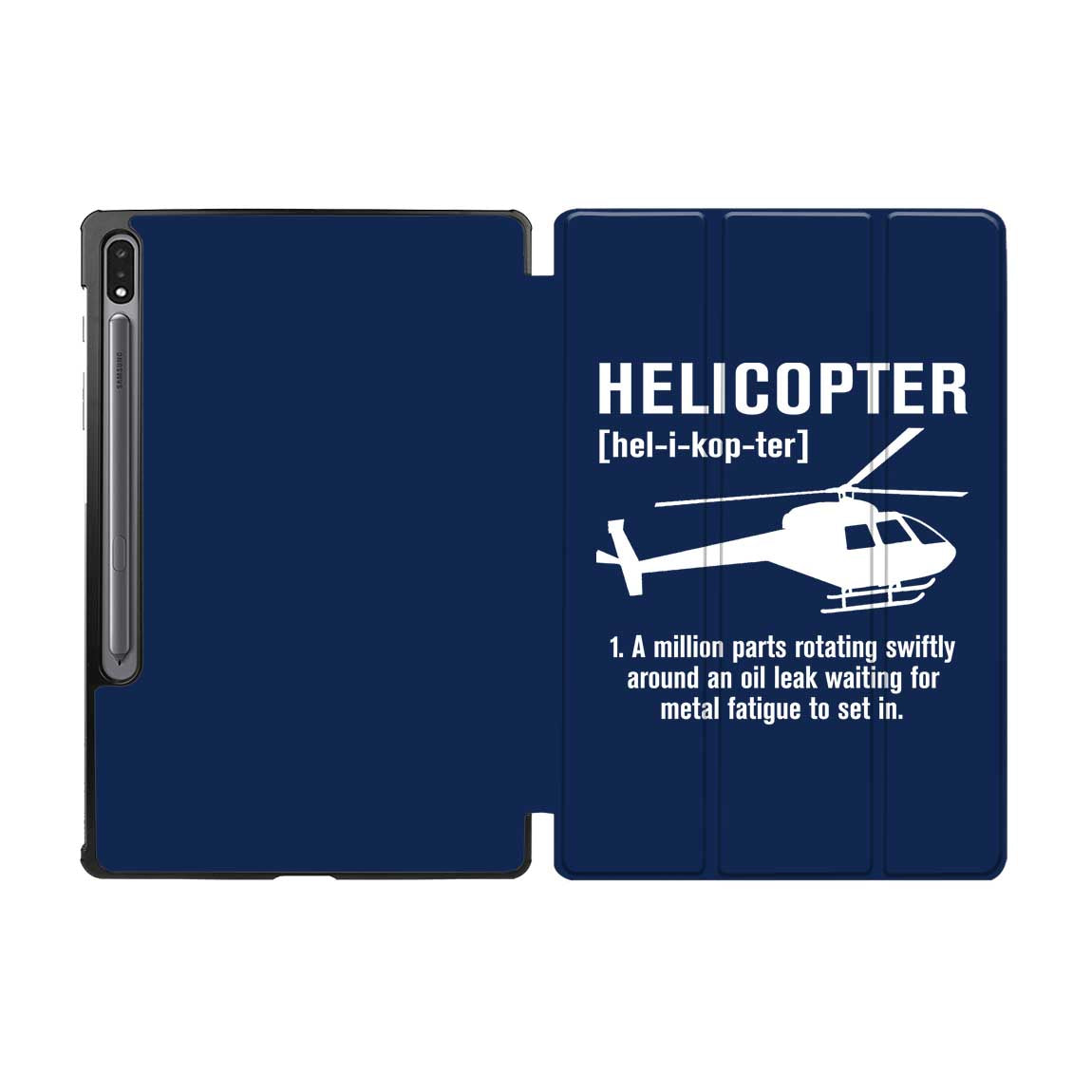 Helicopter [Noun] Designed Samsung Tablet Cases