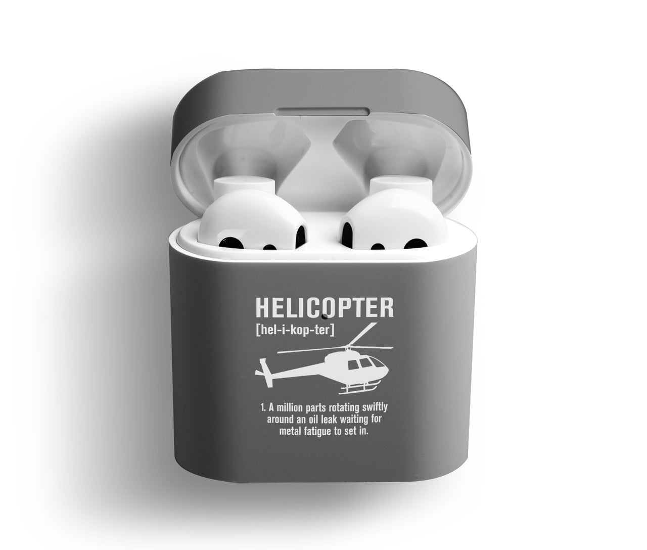 Helicopter [Noun] Designed AirPods Cases