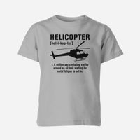 Thumbnail for Helicopter [Noun] Designed Children T-Shirts