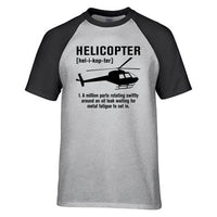 Thumbnail for Helicopter [Noun] Designed Raglan T-Shirts