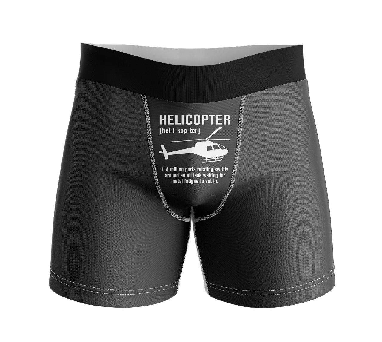 Helicopter [Noun] Designed Men Boxers