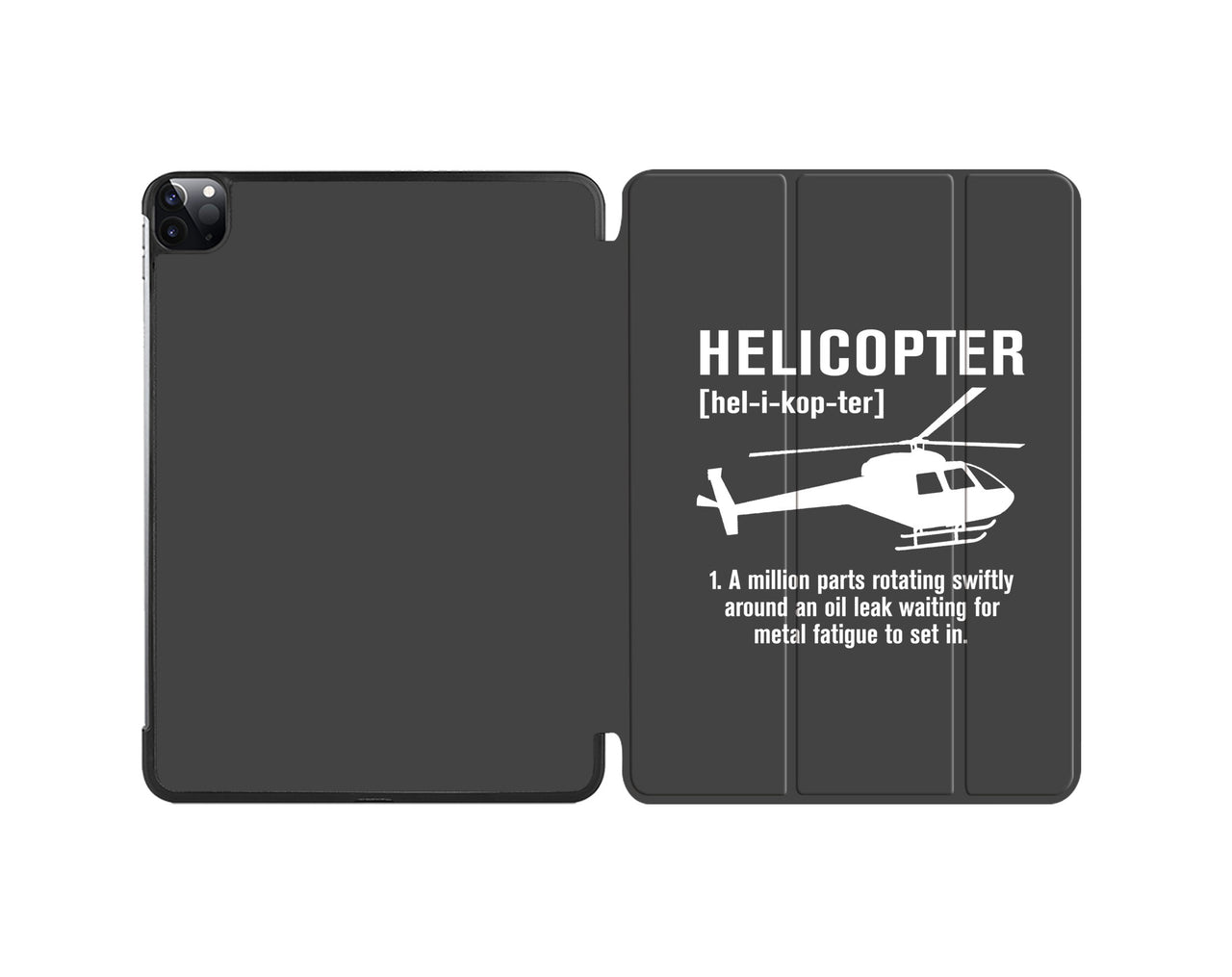 Helicopter [Noun] Designed iPad Cases