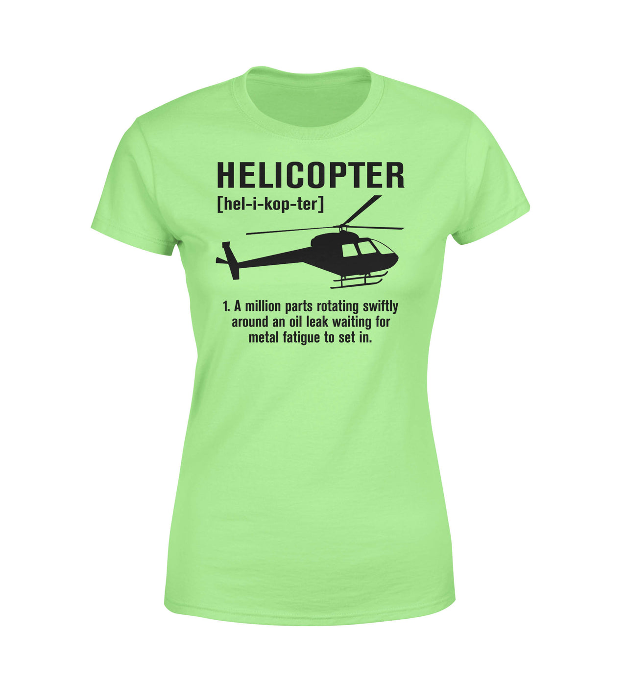 Helicopter [Noun] Designed Women T-Shirts