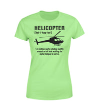 Thumbnail for Helicopter [Noun] Designed Women T-Shirts