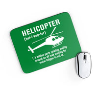 Thumbnail for Helicopter [Noun] Designed Mouse Pads