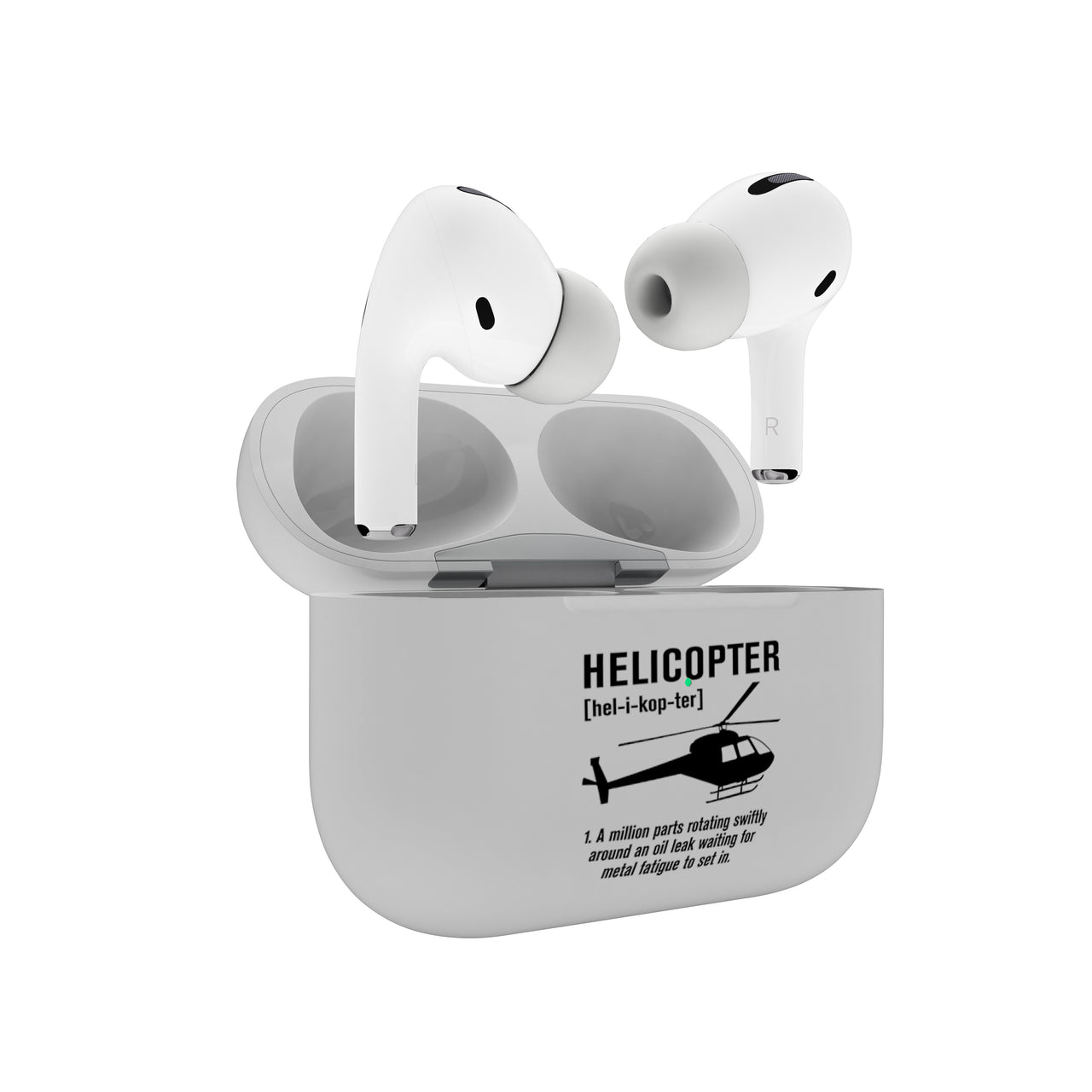 Helicopter [Noun] Designed AirPods  Cases