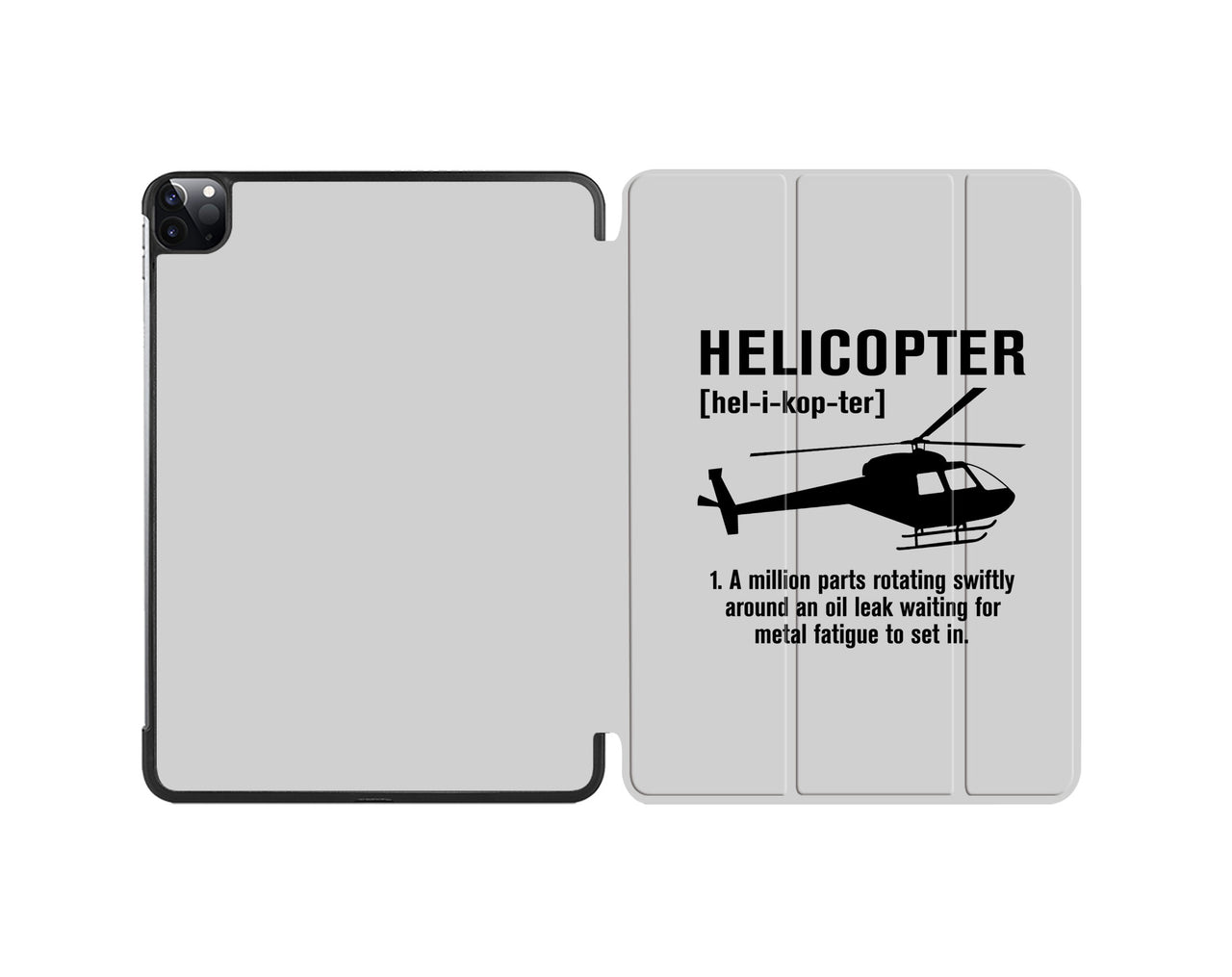 Helicopter [Noun] Designed iPad Cases