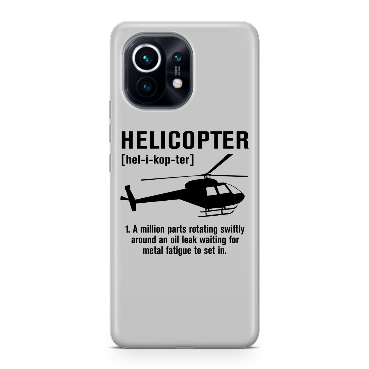 Helicopter [Noun] Designed Xiaomi Cases