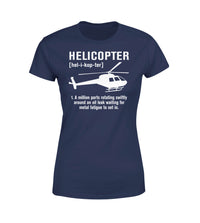 Thumbnail for Helicopter [Noun] Designed Women T-Shirts