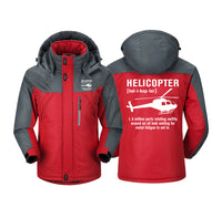 Thumbnail for Helicopter [Noun] Designed Thick Winter Jackets