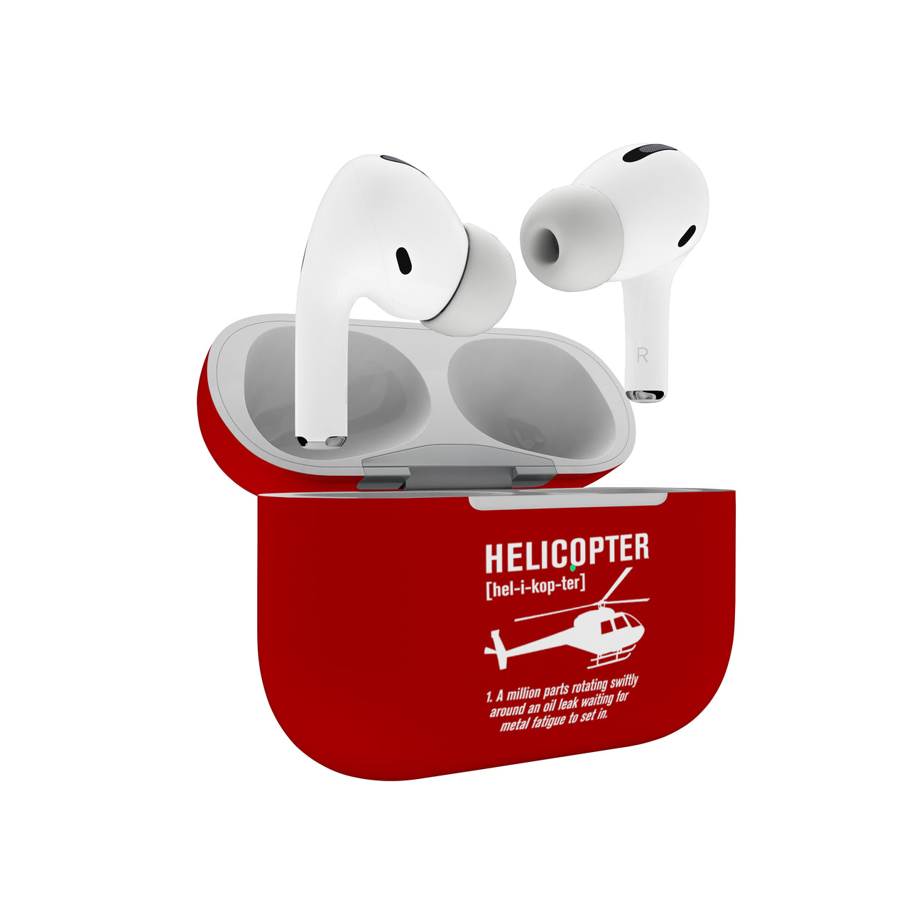 Helicopter [Noun] Designed AirPods  Cases