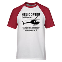 Thumbnail for Helicopter [Noun] Designed Raglan T-Shirts