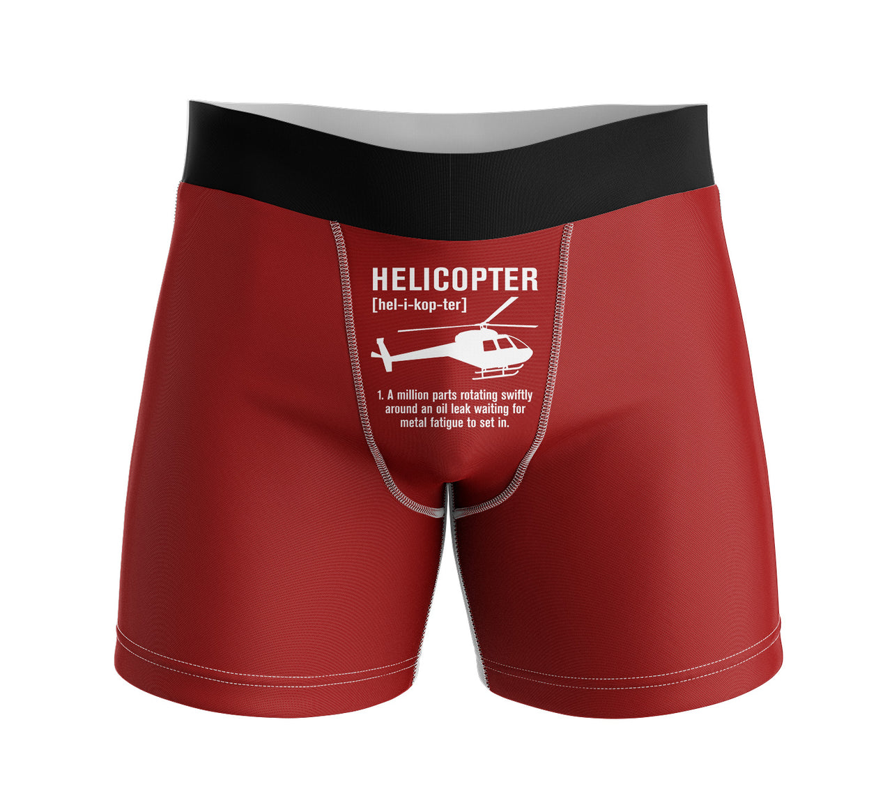 Helicopter [Noun] Designed Men Boxers