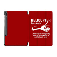 Thumbnail for Helicopter [Noun] Designed Samsung Tablet Cases