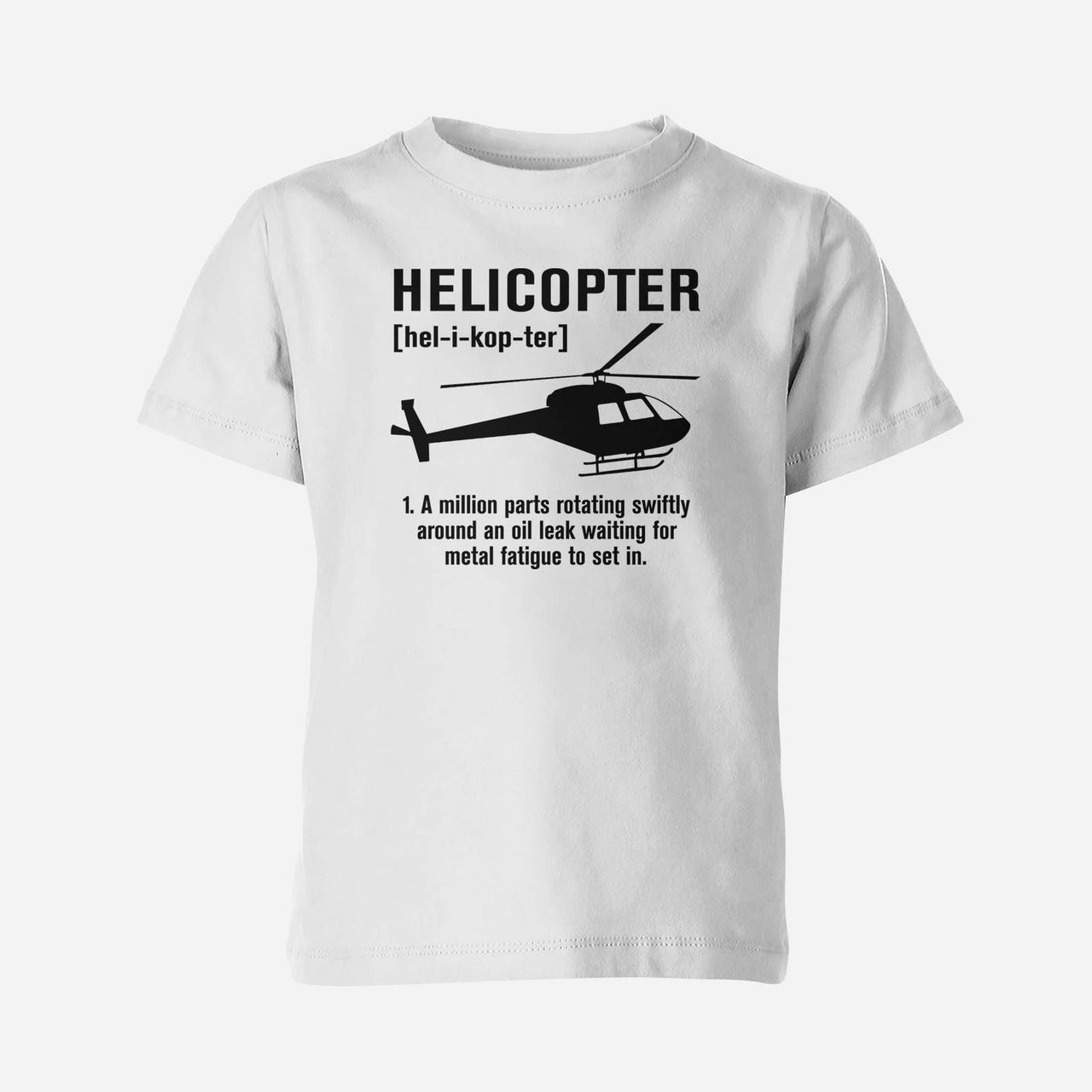Helicopter [Noun] Designed Children T-Shirts