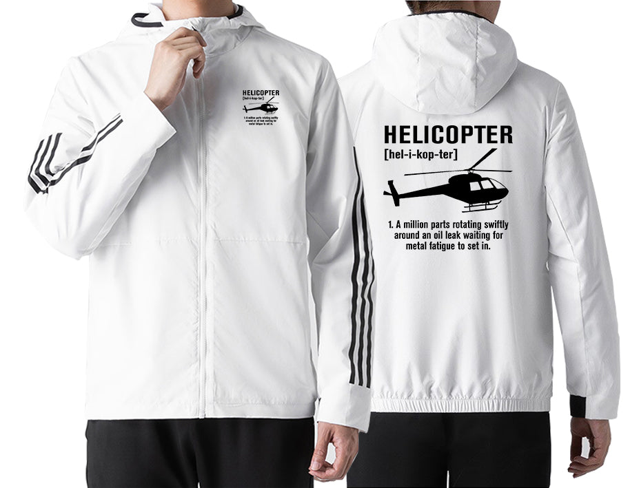 Helicopter [Noun] Designed Sport Style Jackets