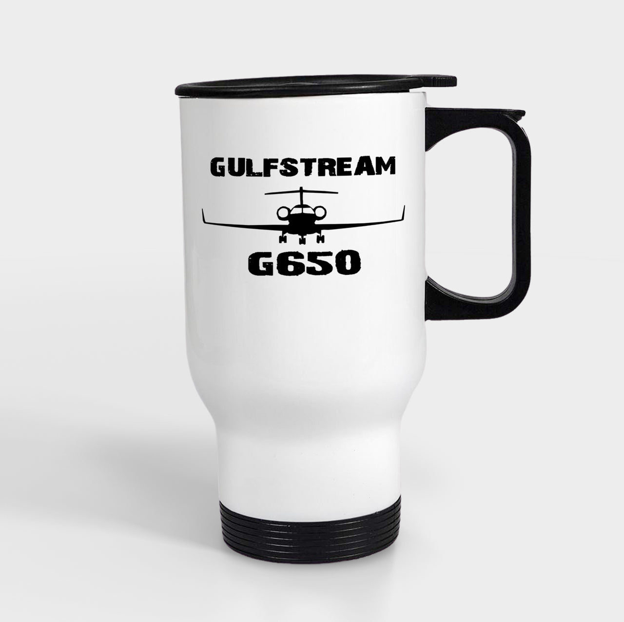 Helicopter [Noun] Designed Travel Mugs (With Holder)