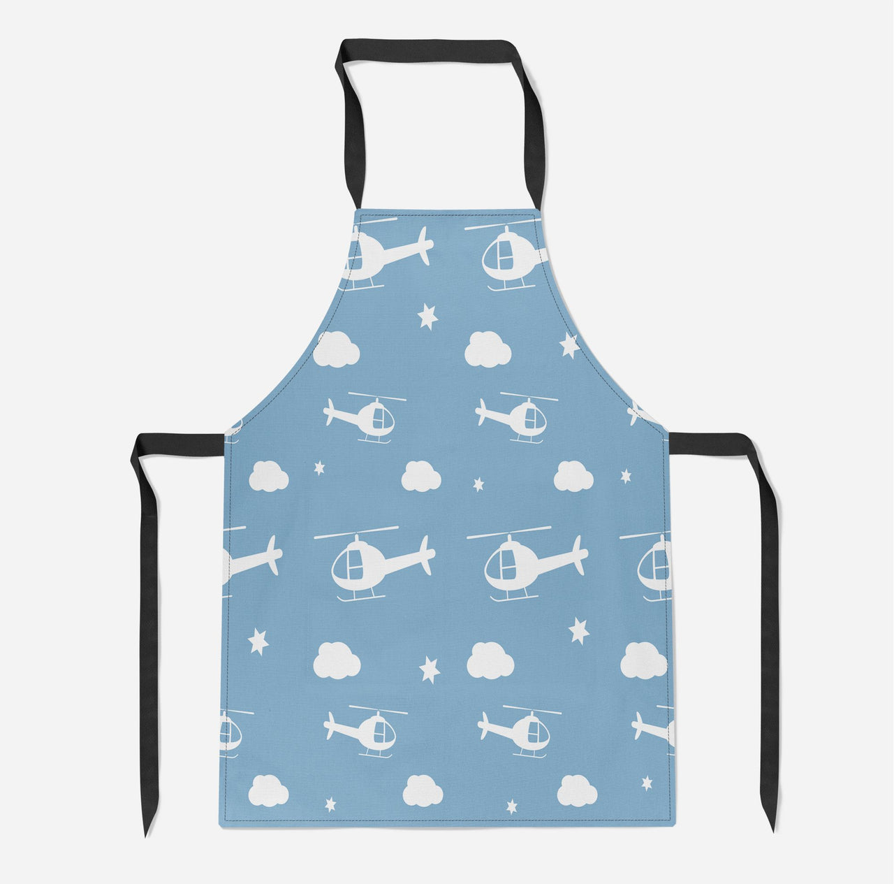 Helicopters & Clouds Designed Kitchen Aprons