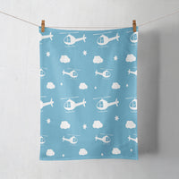 Thumbnail for Helicopters & Clouds Designed Towels