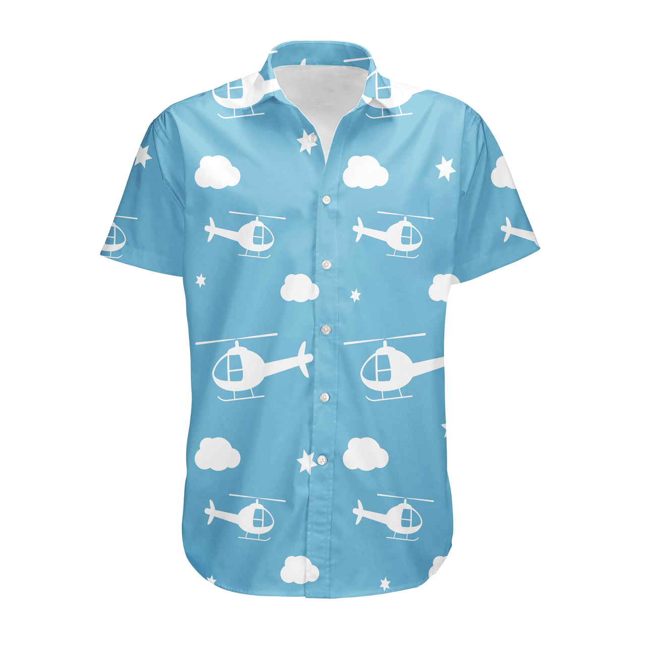 Helicopters & Clouds Designed 3D Shirts