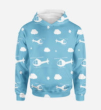 Thumbnail for Helicopters & Clouds Printed 3D Hoodies