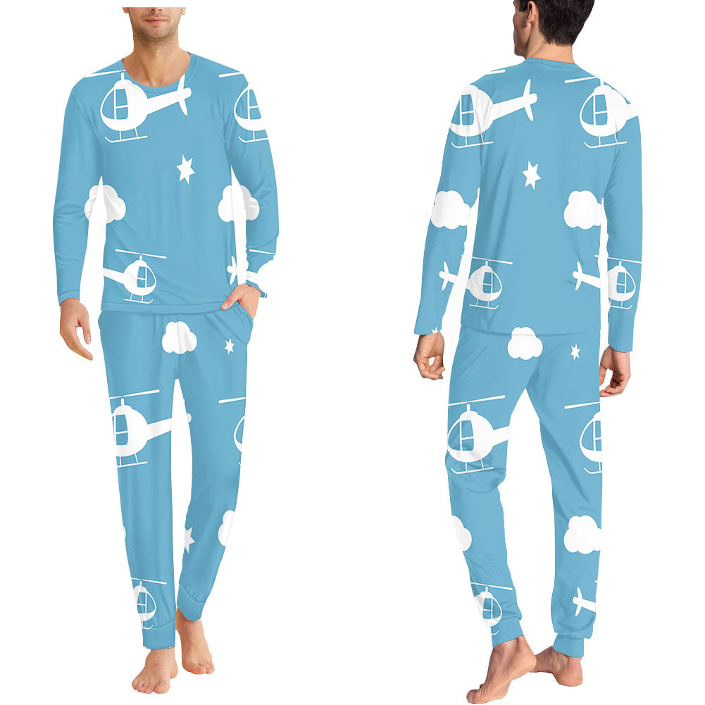 Helicopters & Clouds Designed Pijamas