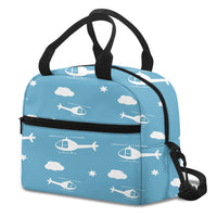 Thumbnail for Helicopters & Clouds Designed Lunch Bags