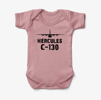 Thumbnail for Hercules C-130 & Plane Designed Baby Bodysuits