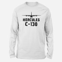 Thumbnail for Hercules C-130 & Plane Designed Long-Sleeve T-Shirts